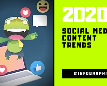 Social Media Content Trends for 2020 Infographic